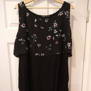 XXL Thyme maternity pregnancy dress with flowery top